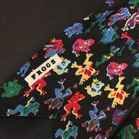 Psychedelic Frog Neck Tie Beverly Hills Polo Club - Picture 3 of 4
